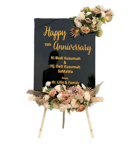 Papan Bunga Akrilik Pladen